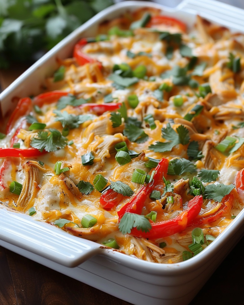 Creamy Chicken Fajita Casserole 4 Creamy Chicken Fajita Casserole