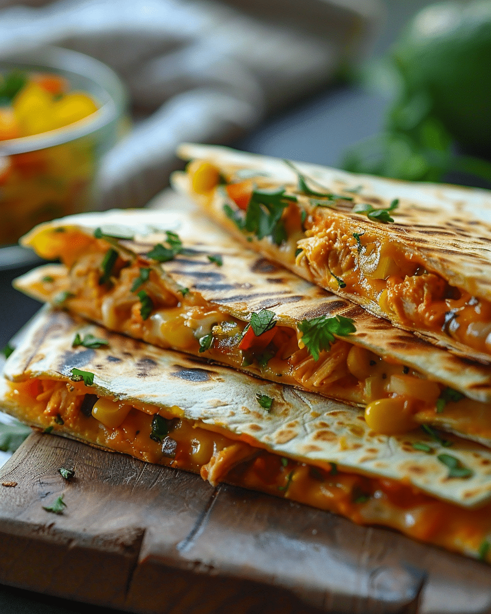 BBQ Chicken Quesadillas