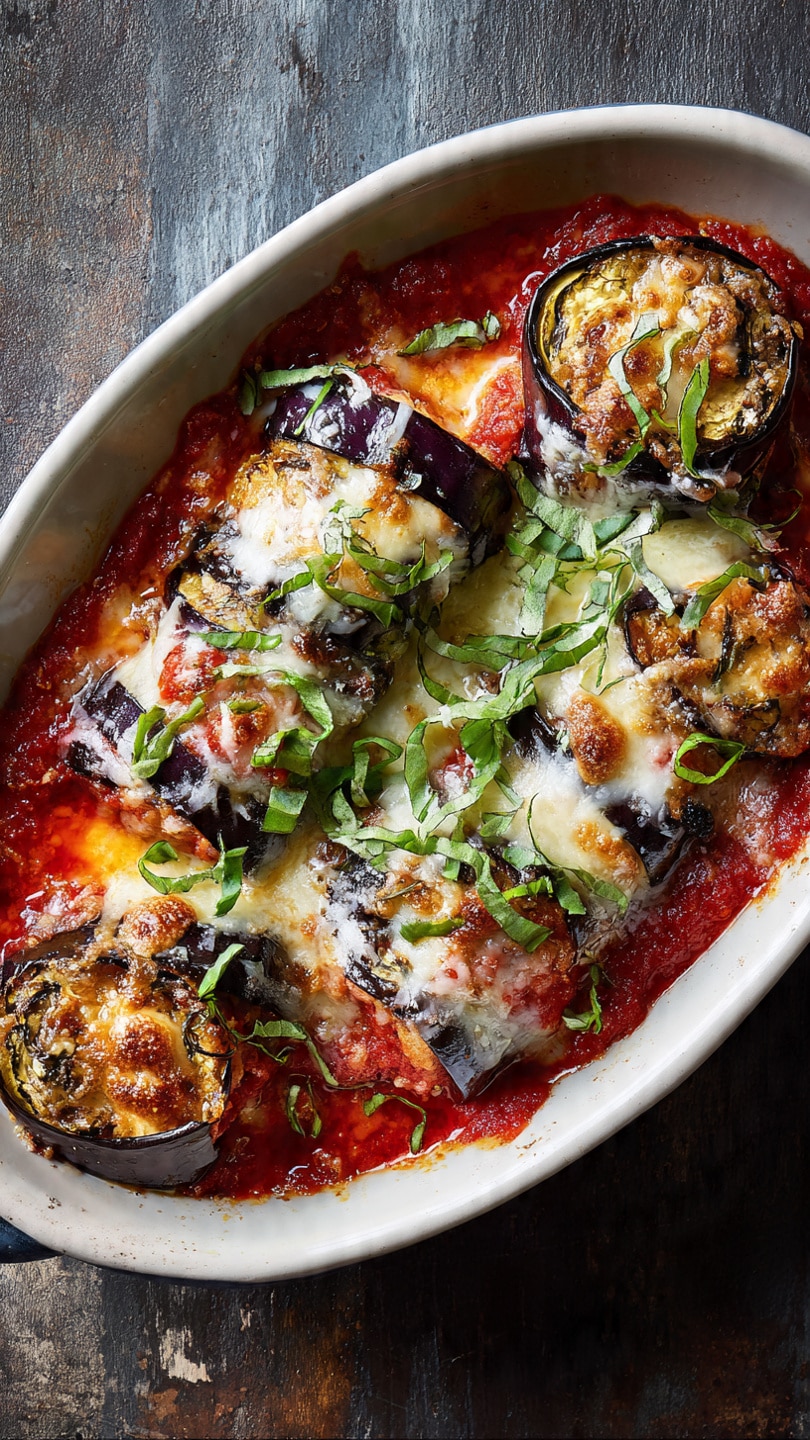 Healthy Eggplant Rollatini