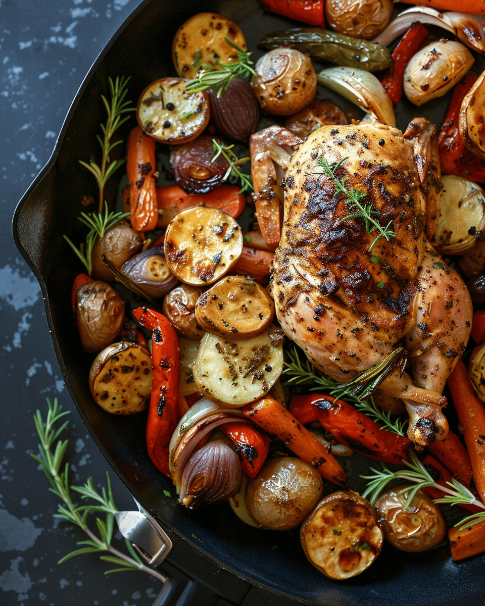 Roasted Garlic Chicken and Vegetables