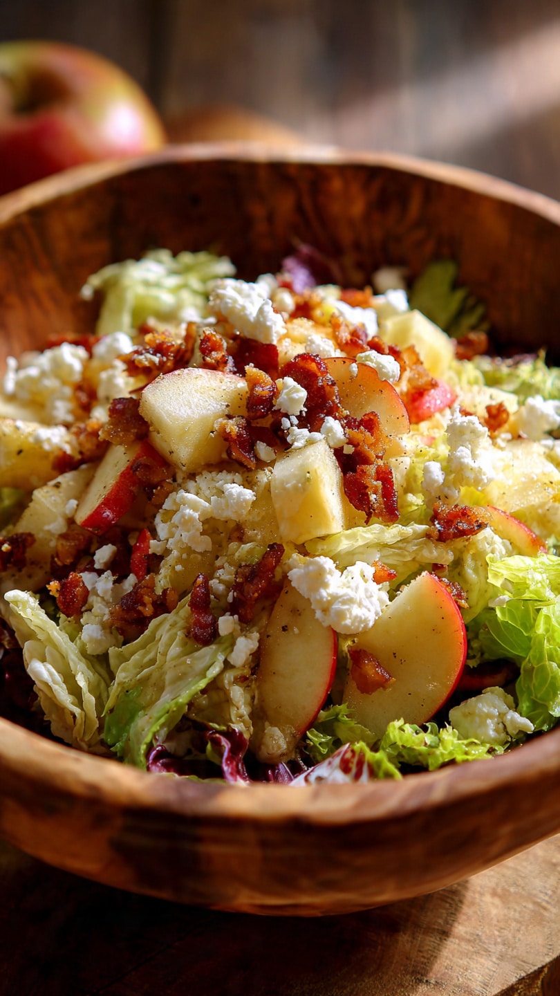 Autumn Harvest Honeycrisp Apple and Feta Salad