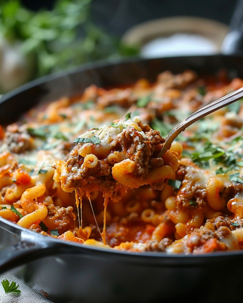 One Pot Beefaroni