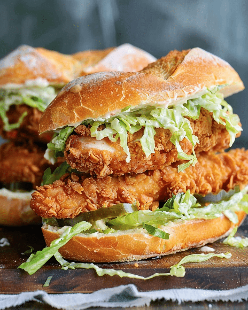 Crispy Chicken Caesar Sandwich