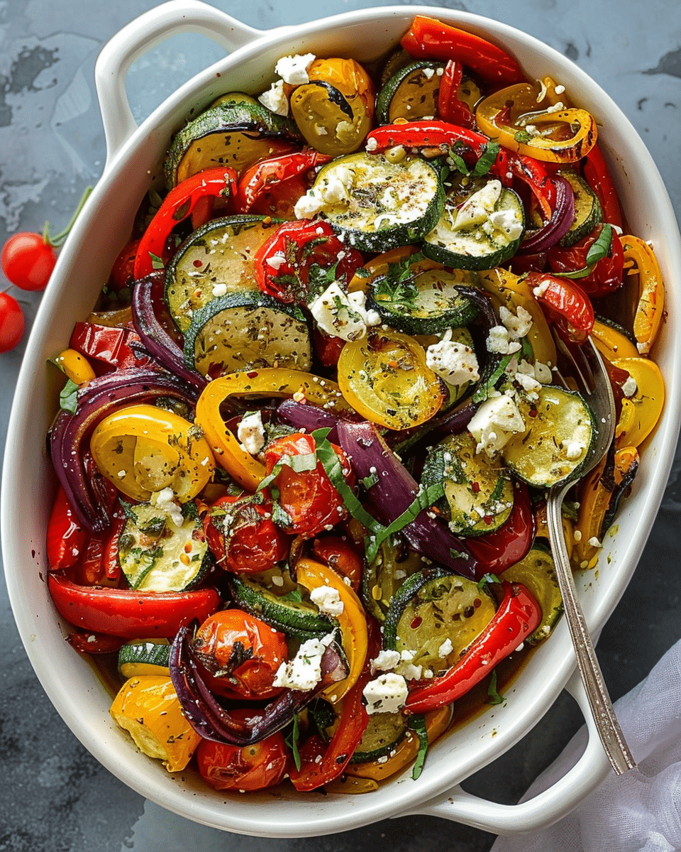 One Pan Greek Vegetables