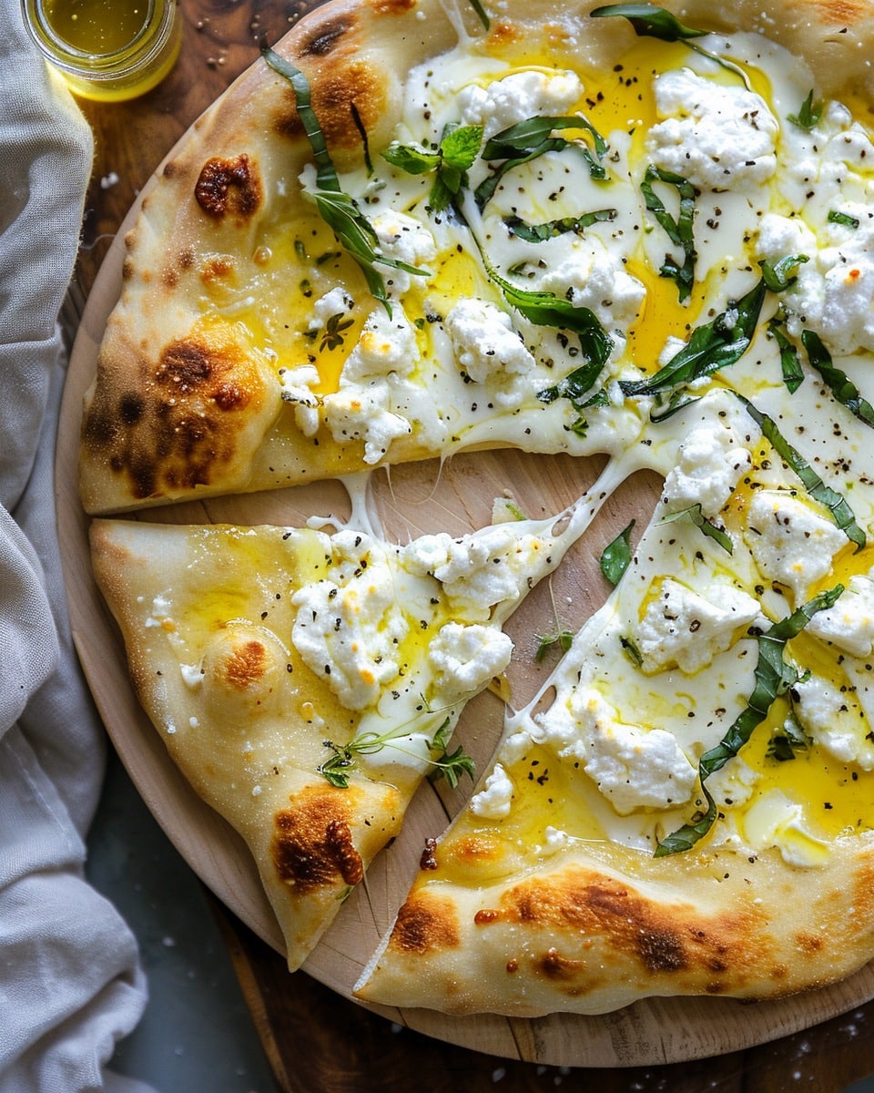 Irresistible Hot Honey Ricotta Pizza Delight
