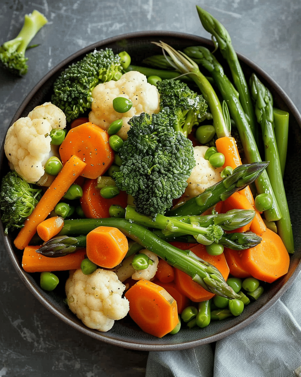 Steamed Vegetable Medley