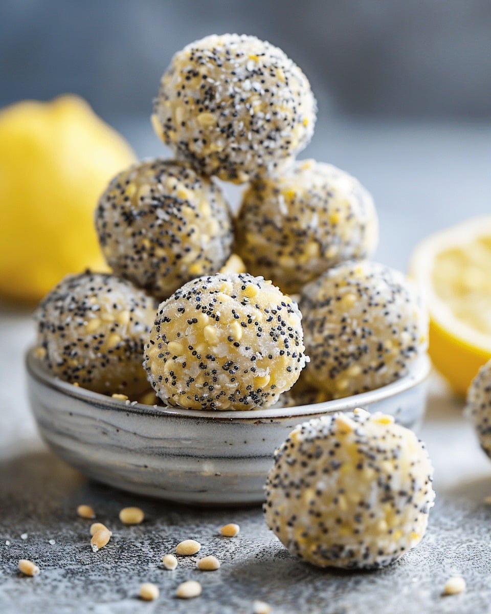 Lemon Poppy Seed Energy Bites