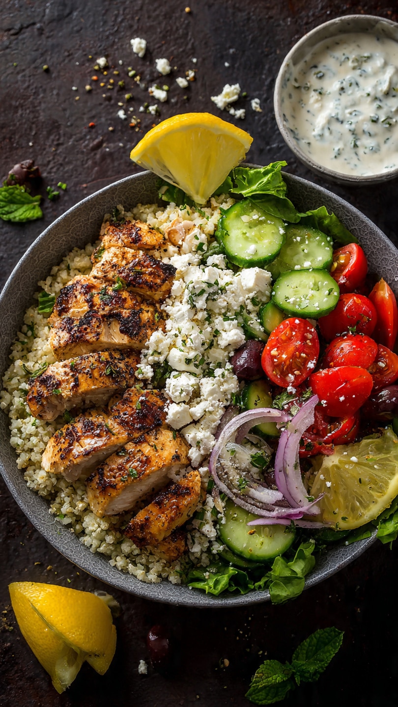 Greek Chicken Bowls