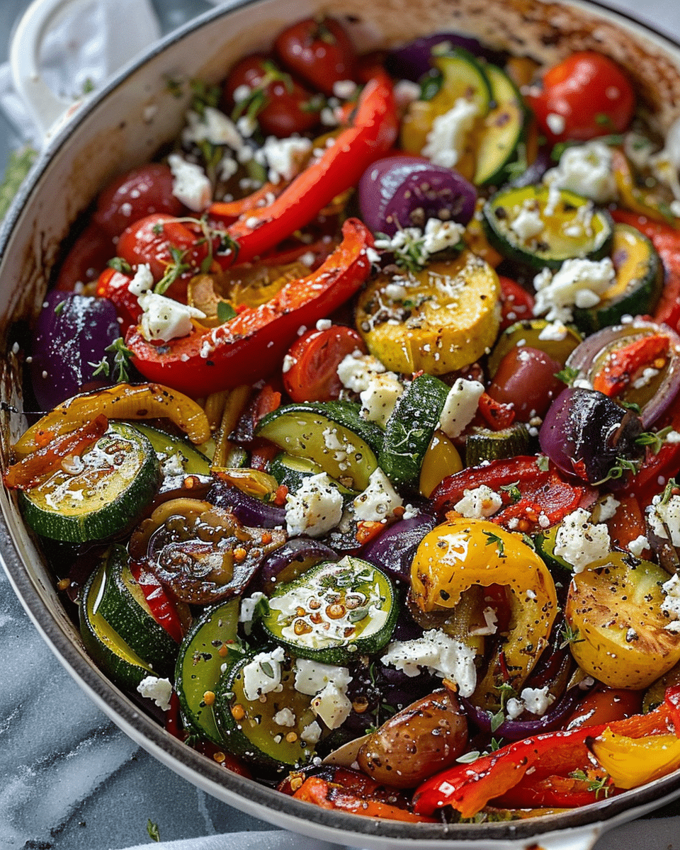 One Pan Greek Vegetables
