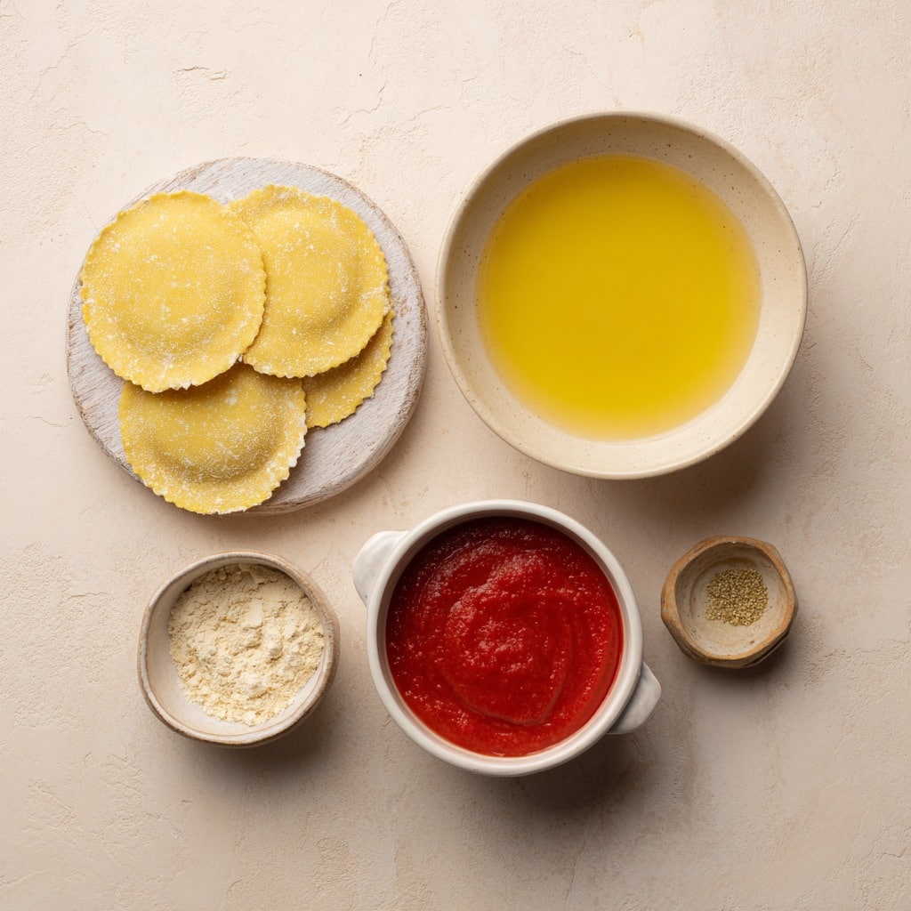 Creamy Tomato Ravioli Soup