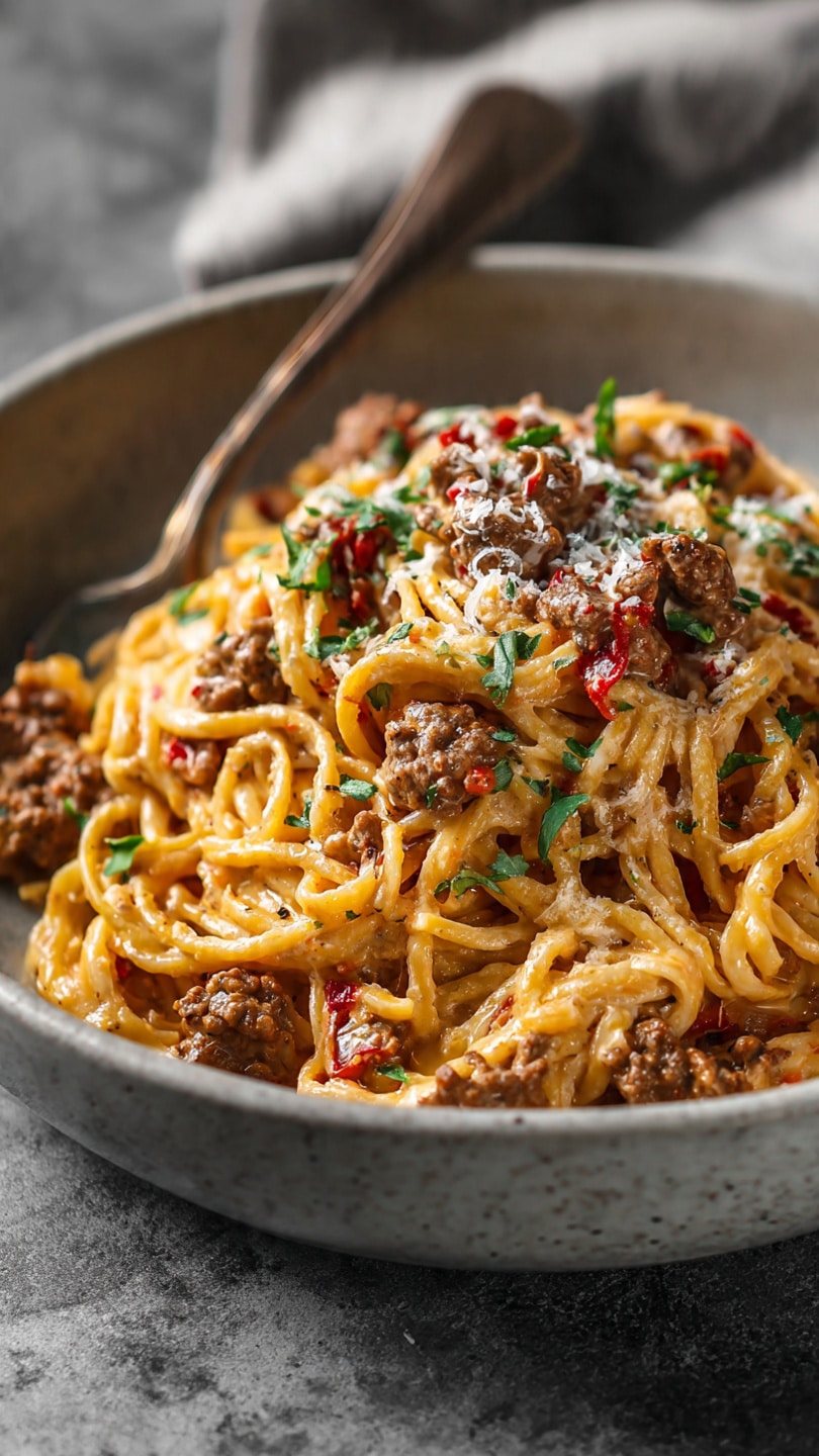 Creamy Beef Pasta for Cozy Nights