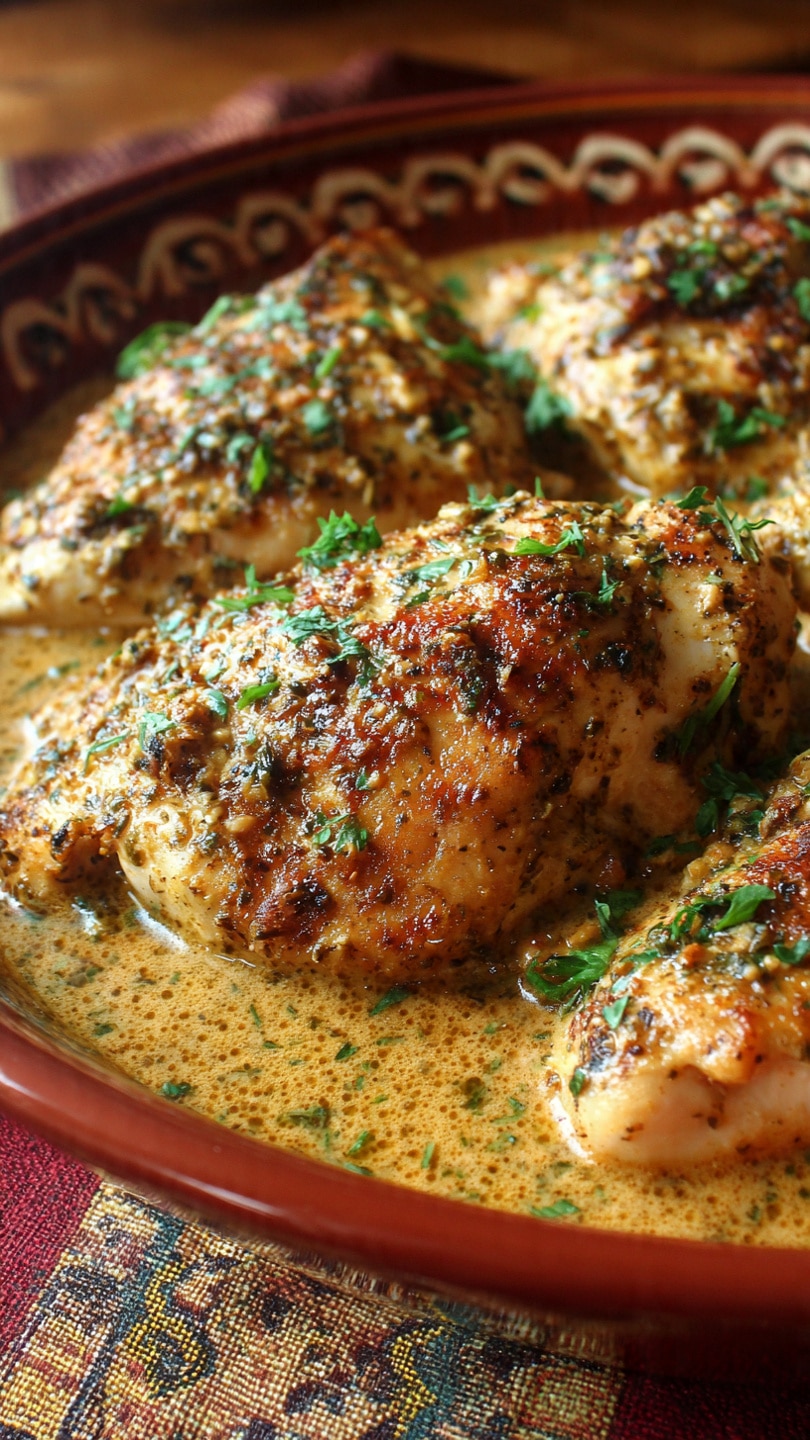 Low-Carb Tuscan Chicken
