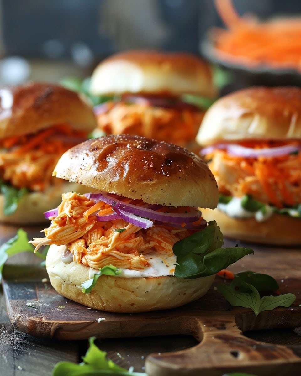 Buffalo Chicken Sliders
