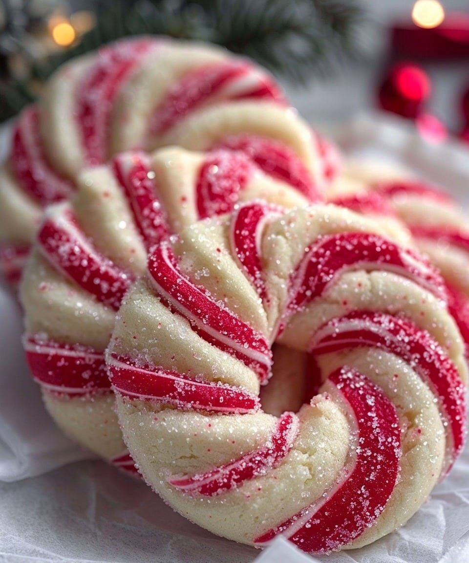 Magical Candy Cane Cookies