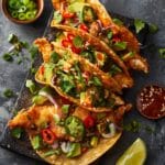 Crispy Chicken Wonton Tacos