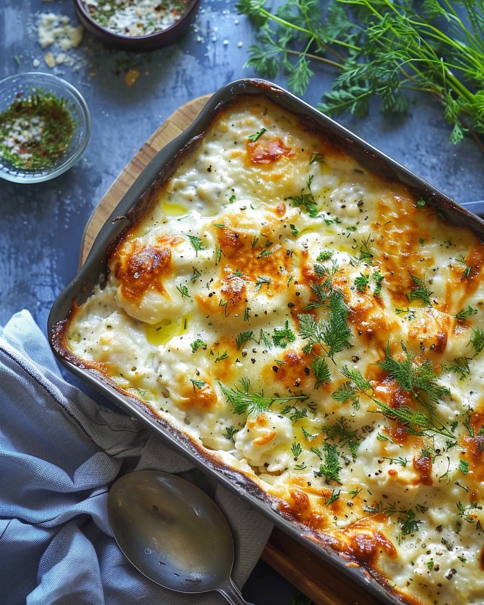 Dump-and-Bake Chicken Tzatziki Casserole