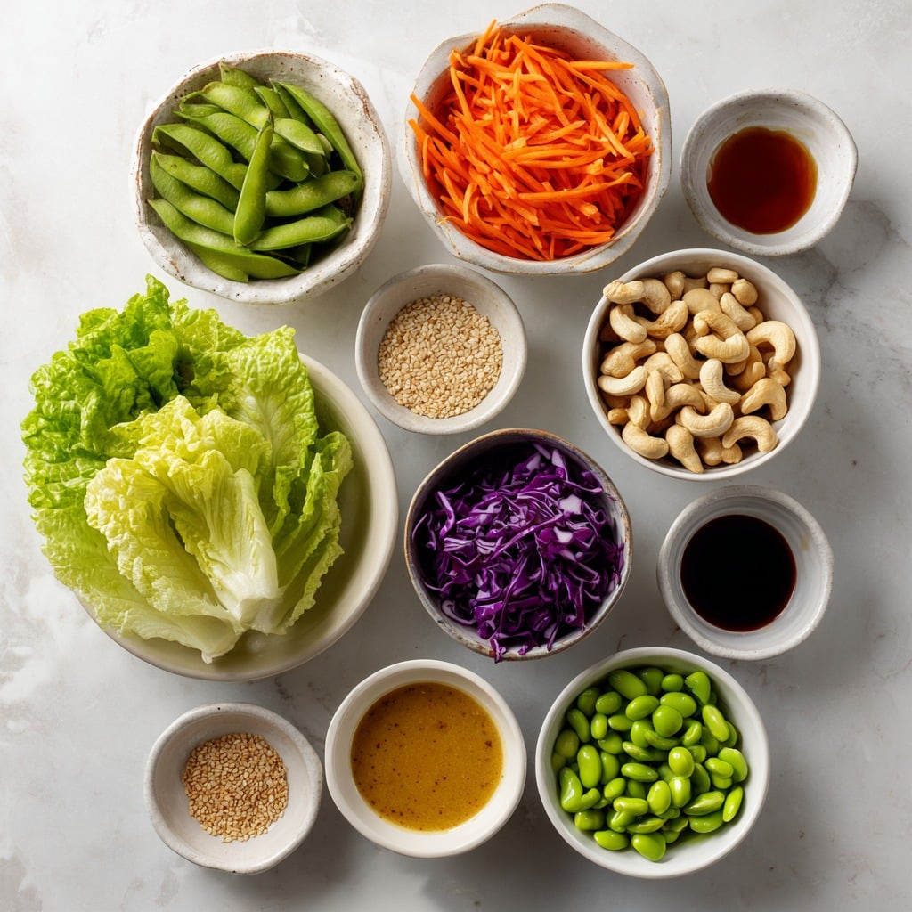 Asian Edamame Peanut Crunch Salad