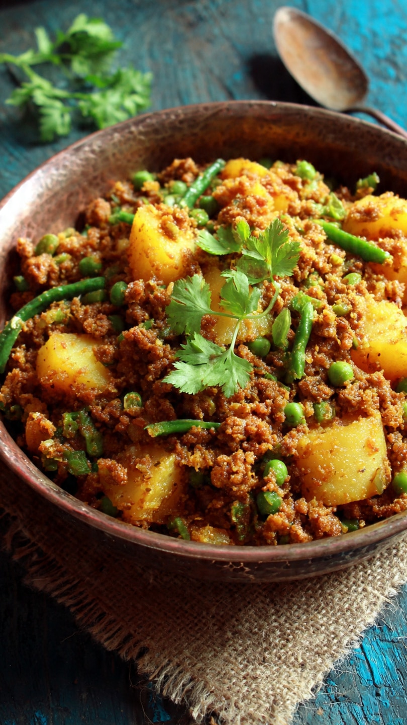 Aloo Keema (Ground Meat with Potatoes)