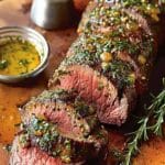 Herb-Roasted Beef Tenderloin with Savory Pan Sauce