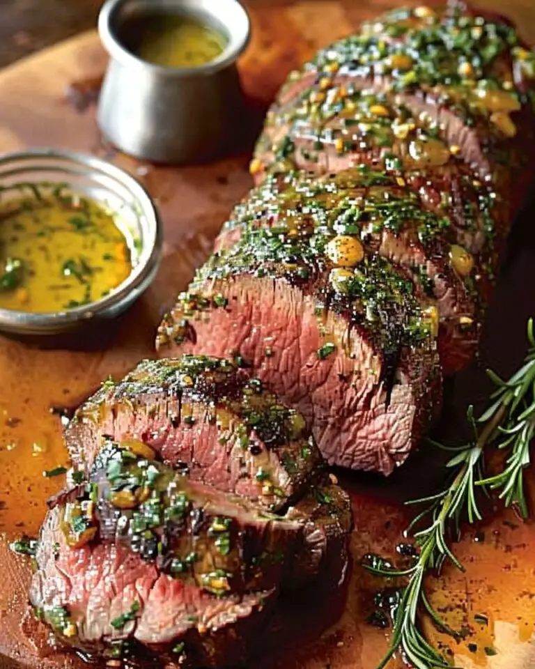 Herb-Roasted Beef Tenderloin with Savory Pan Sauce