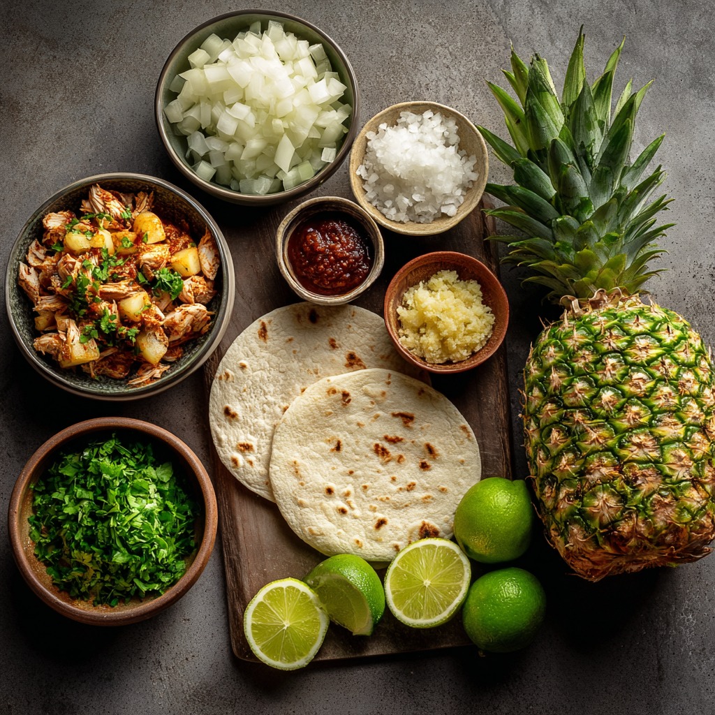 Pineapple Chicken Tacos