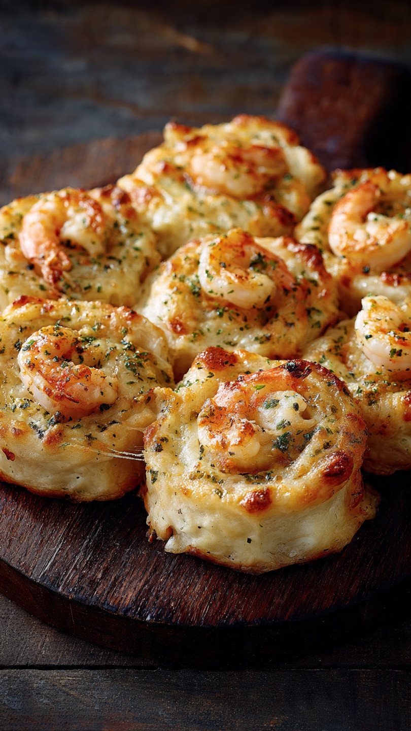 Creamy Shrimp Cheese Rolls