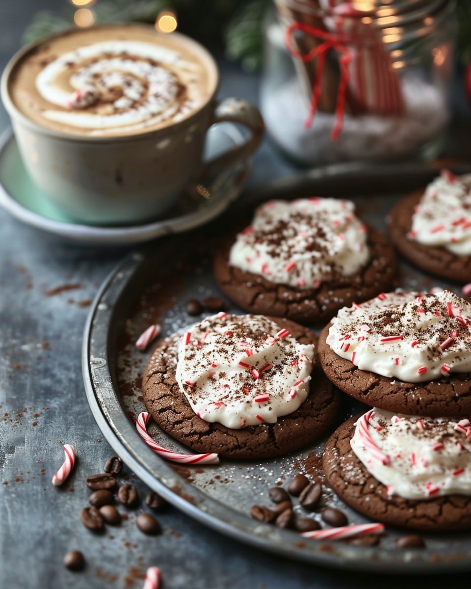 Peppermint Mocha Cookies