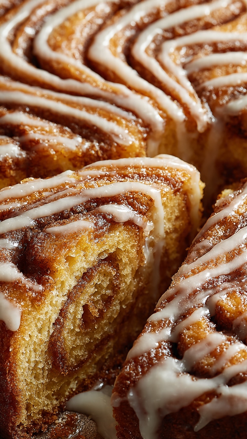 Giant Cinnamon Roll Cake
