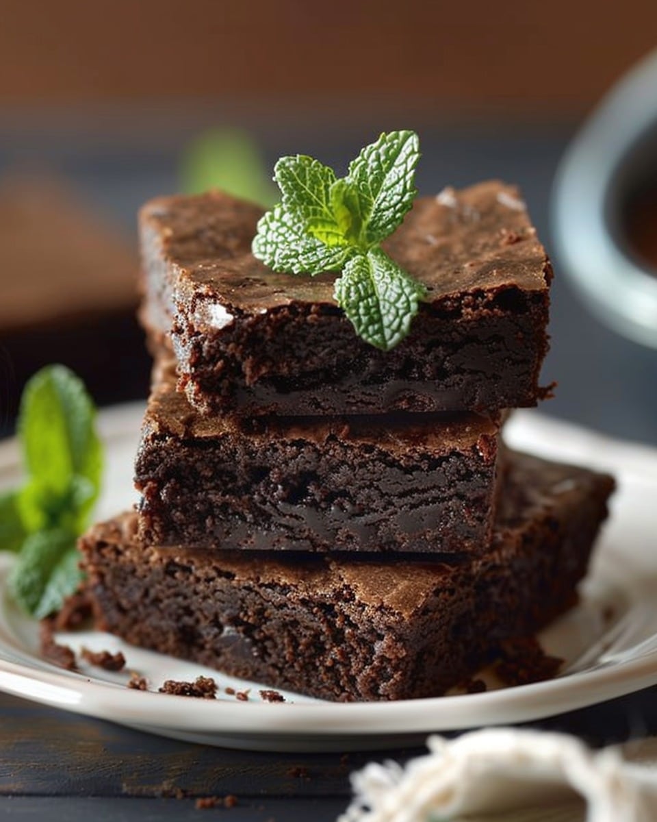 Perfect Mint Brownies