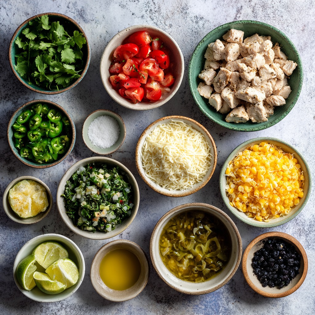 Healthy Salsa Verde Chicken Casserole