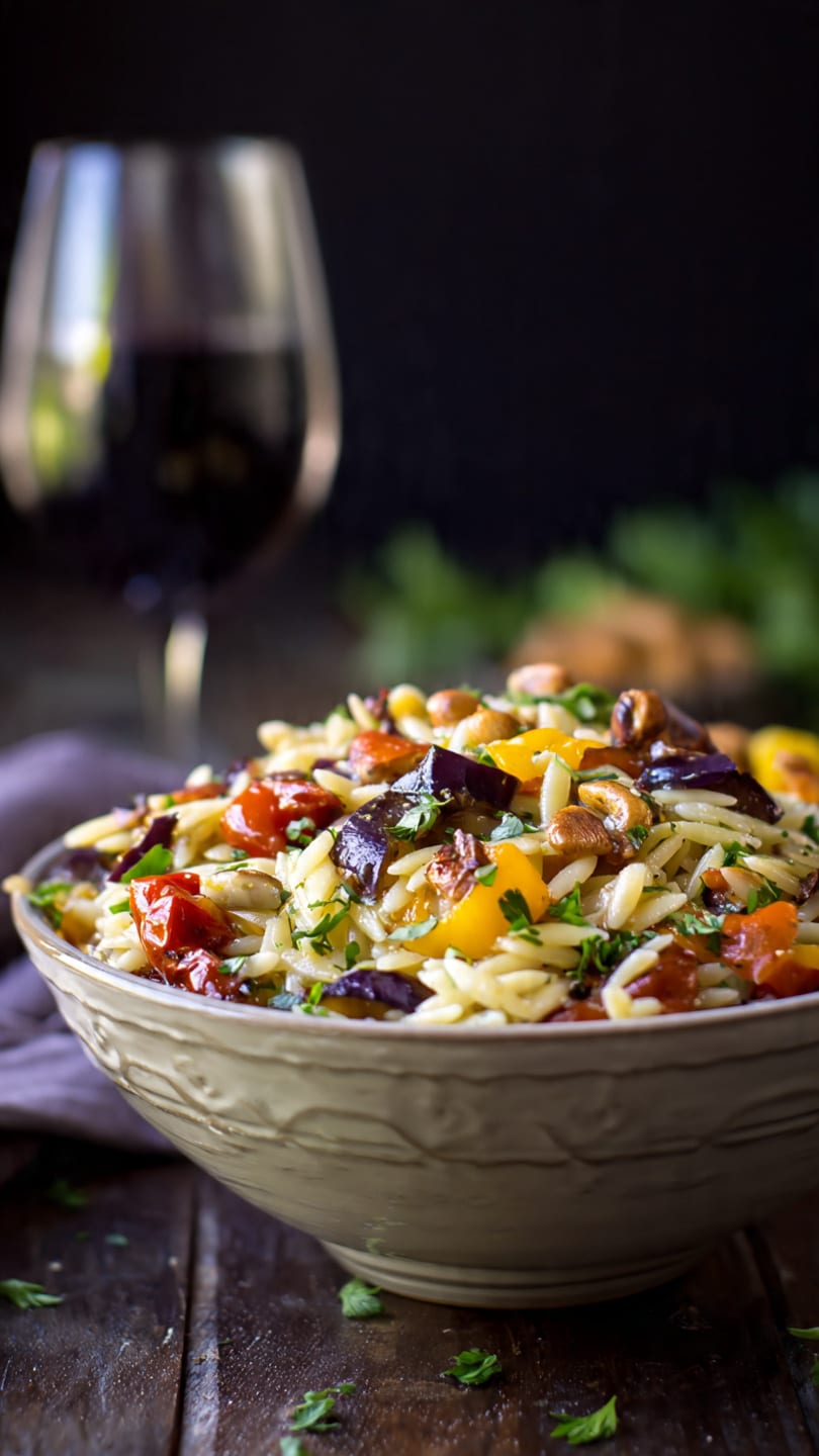 Roasted Vegetable Orzo