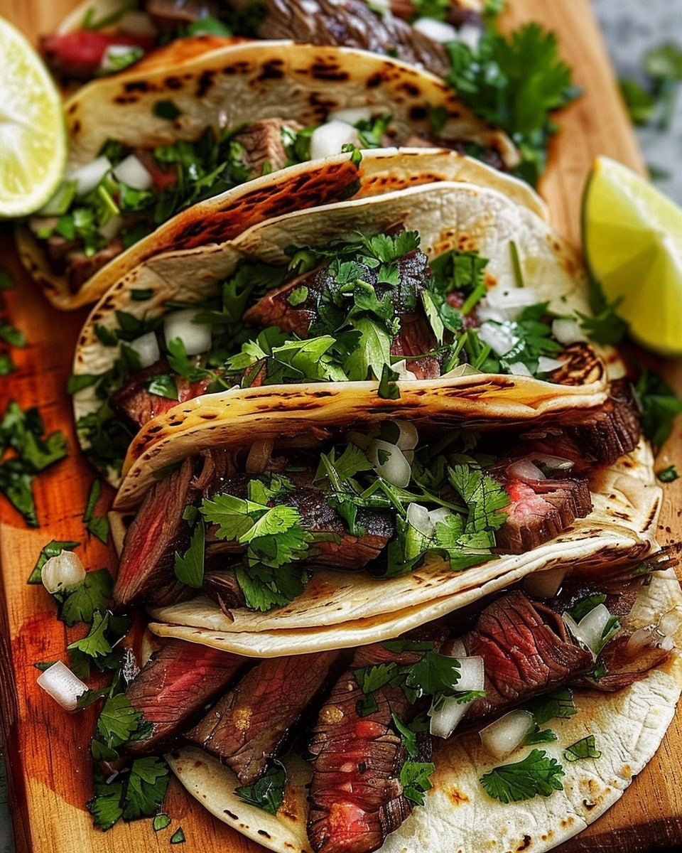 Steak Tacos with Lime & Cilantro