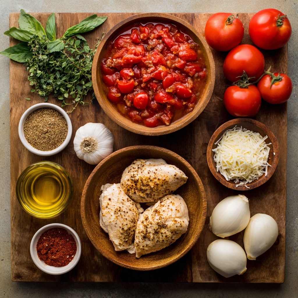 Healthy Chicken Pomodoro Skillet
