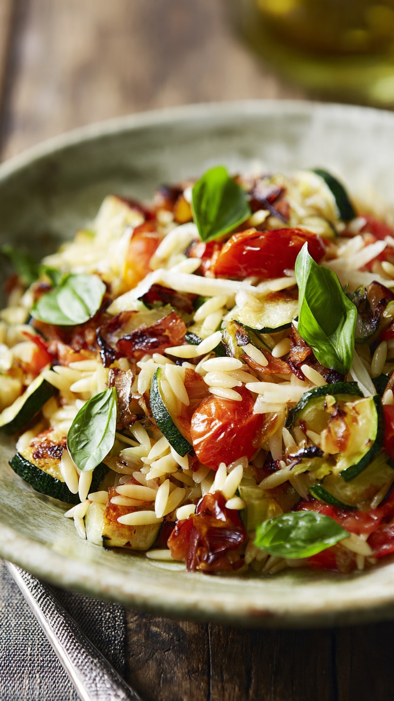Roasted Vegetable Orzo