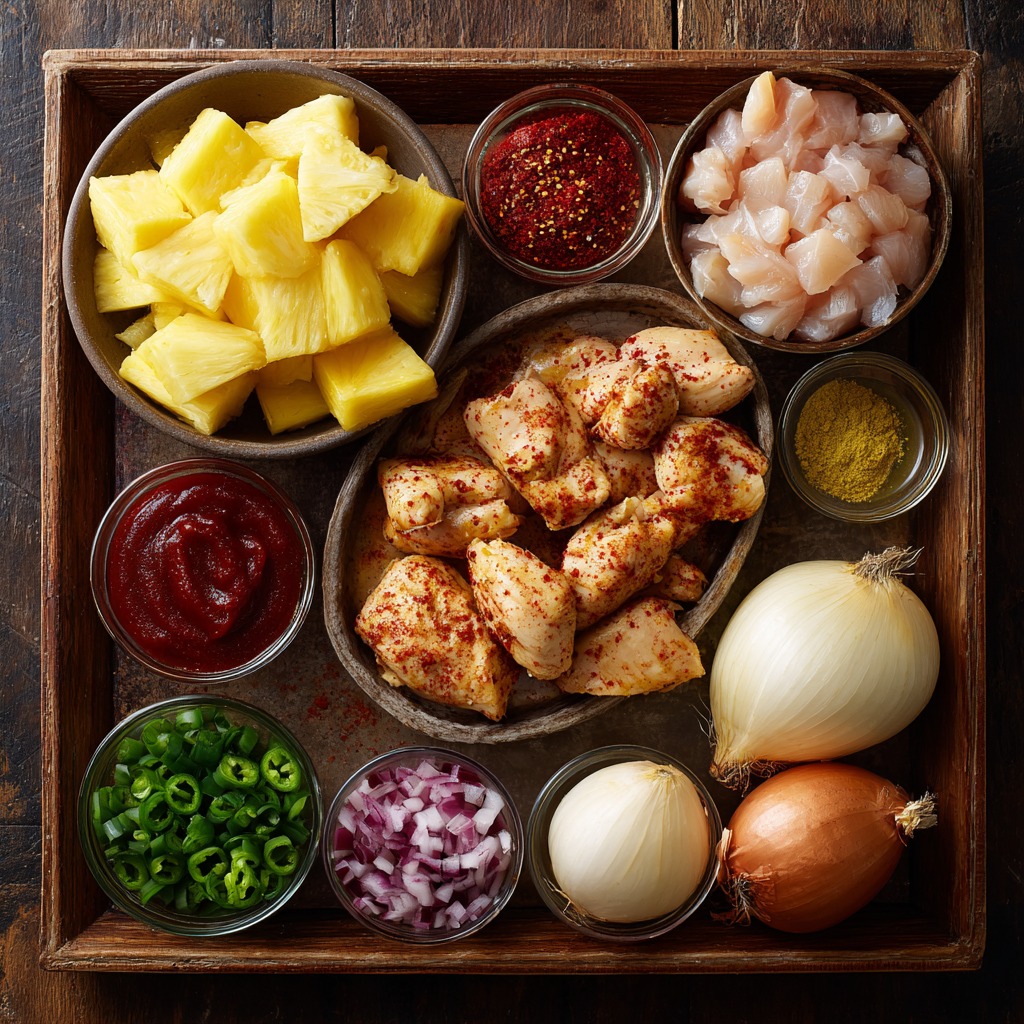 Sheet-Pan BBQ Pineapple Chicken For Dinner