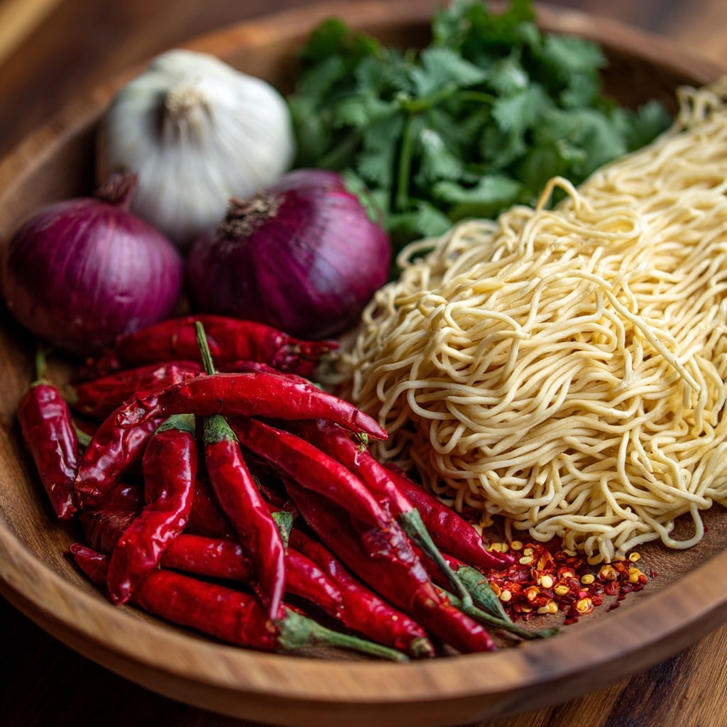 Spicy Garlic Chilli Noodles