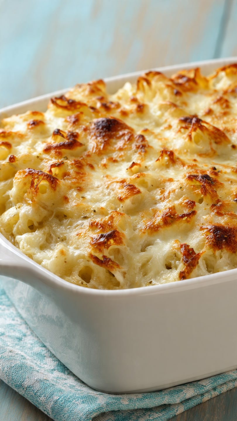 Chicken Alfredo Bake