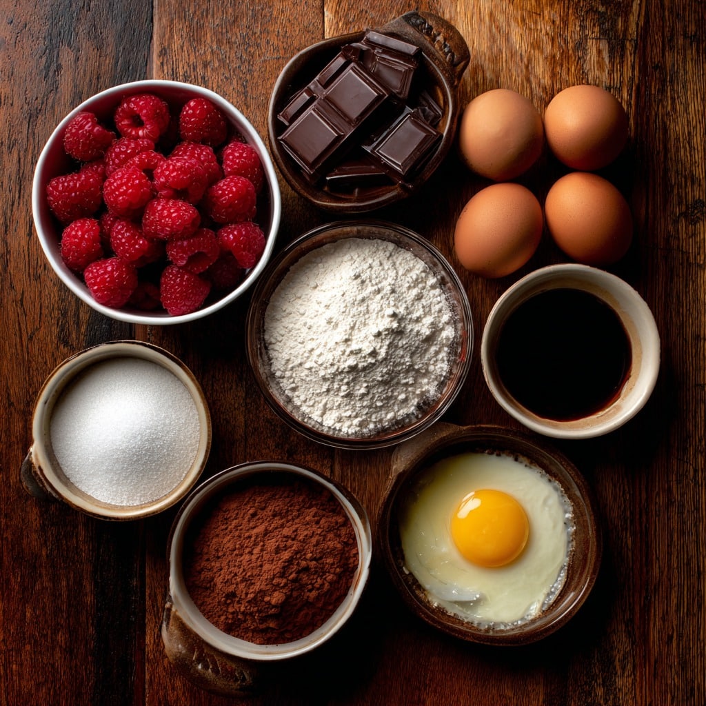 Molten Raspberry Chocolate Cupcakes