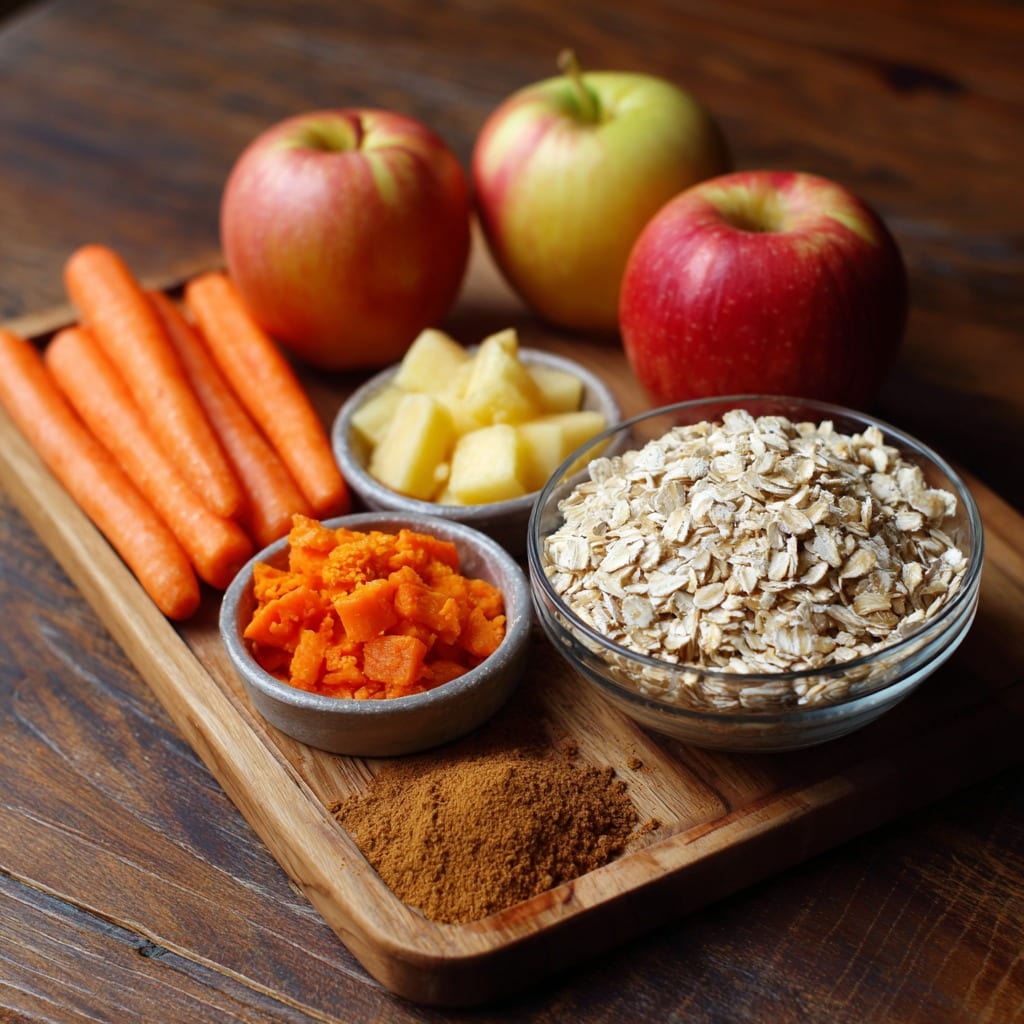 10-Minute Apple Carrot Oatmeal