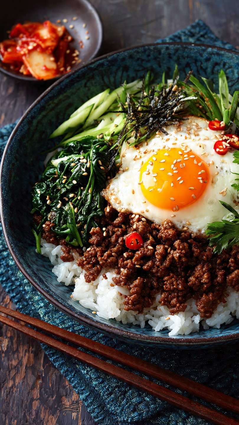 Quick & Easy Korean Ground Beef Bowl