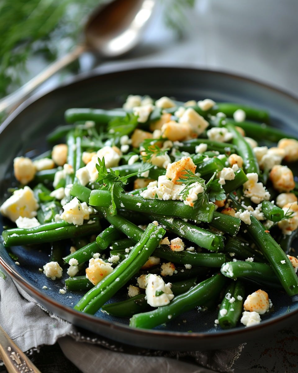 Green Bean And Feta Salad