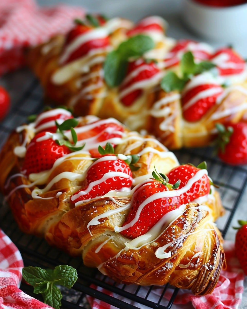Quick & Easy Strawberry Danish