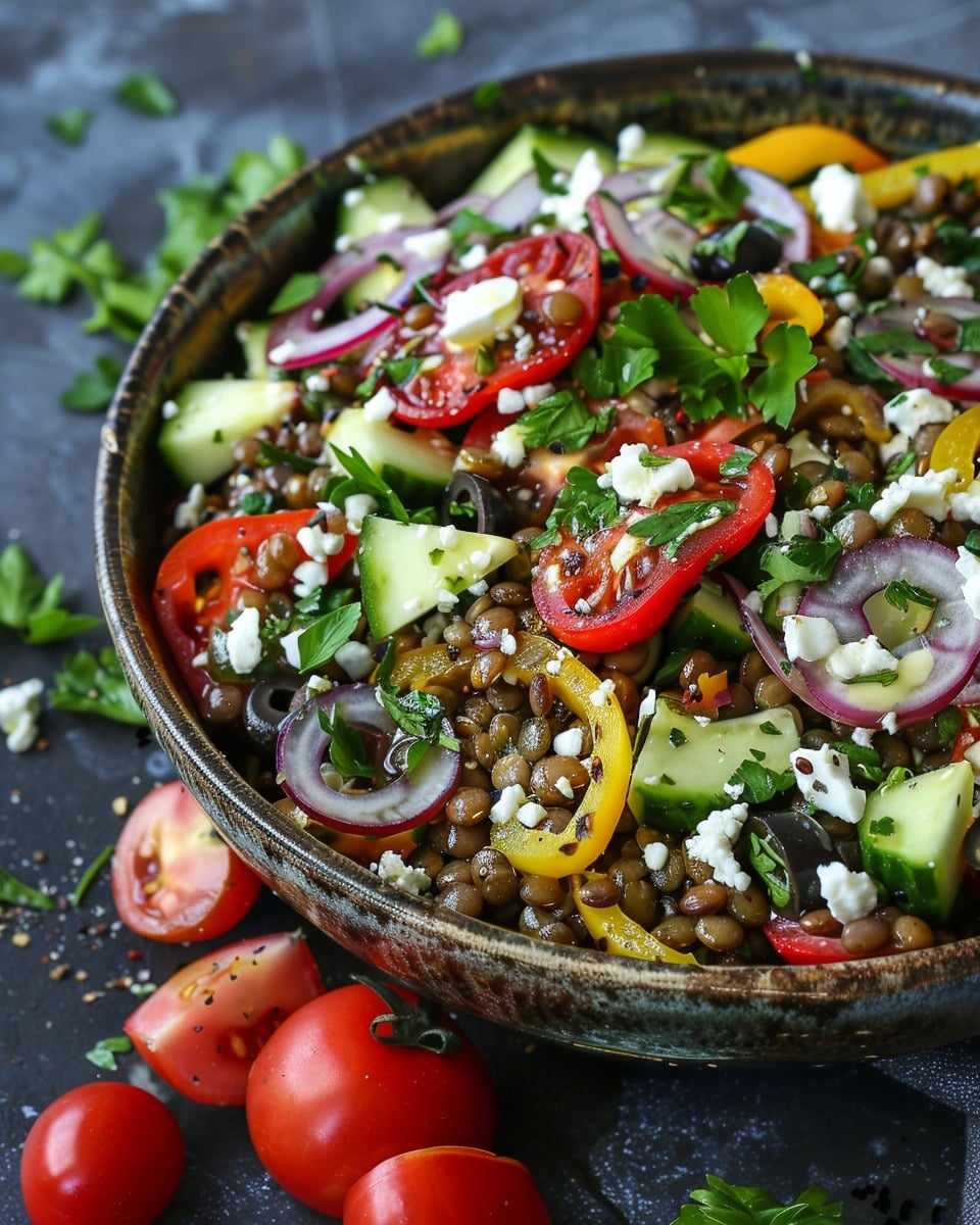 Mediterranean Lentil Salad