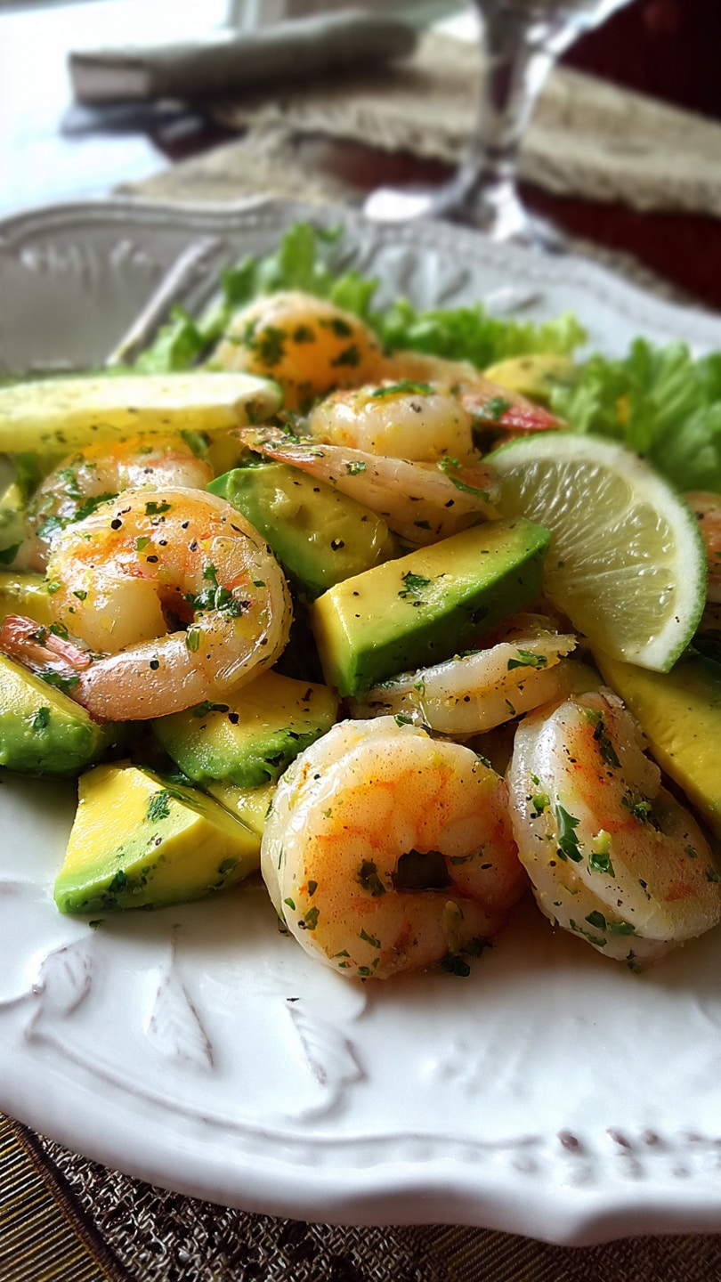Zesty Lime Shrimp and Avocado Salad