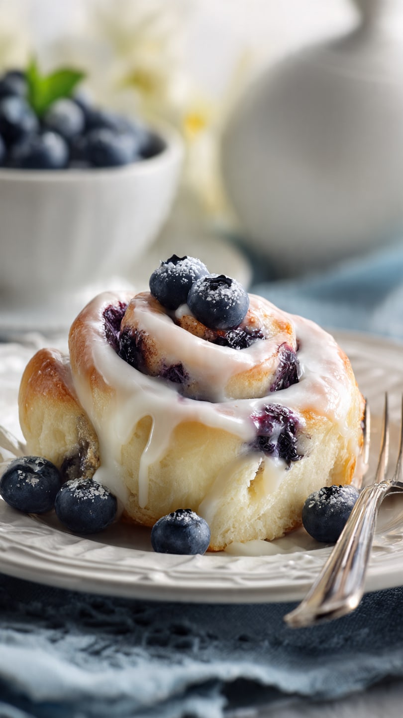 Blueberry Cheesecake Rolls