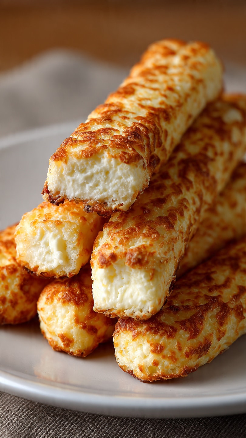 2-Ingredient Cottage Cheese Cheese Sticks