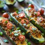 Taco Zucchini Boats