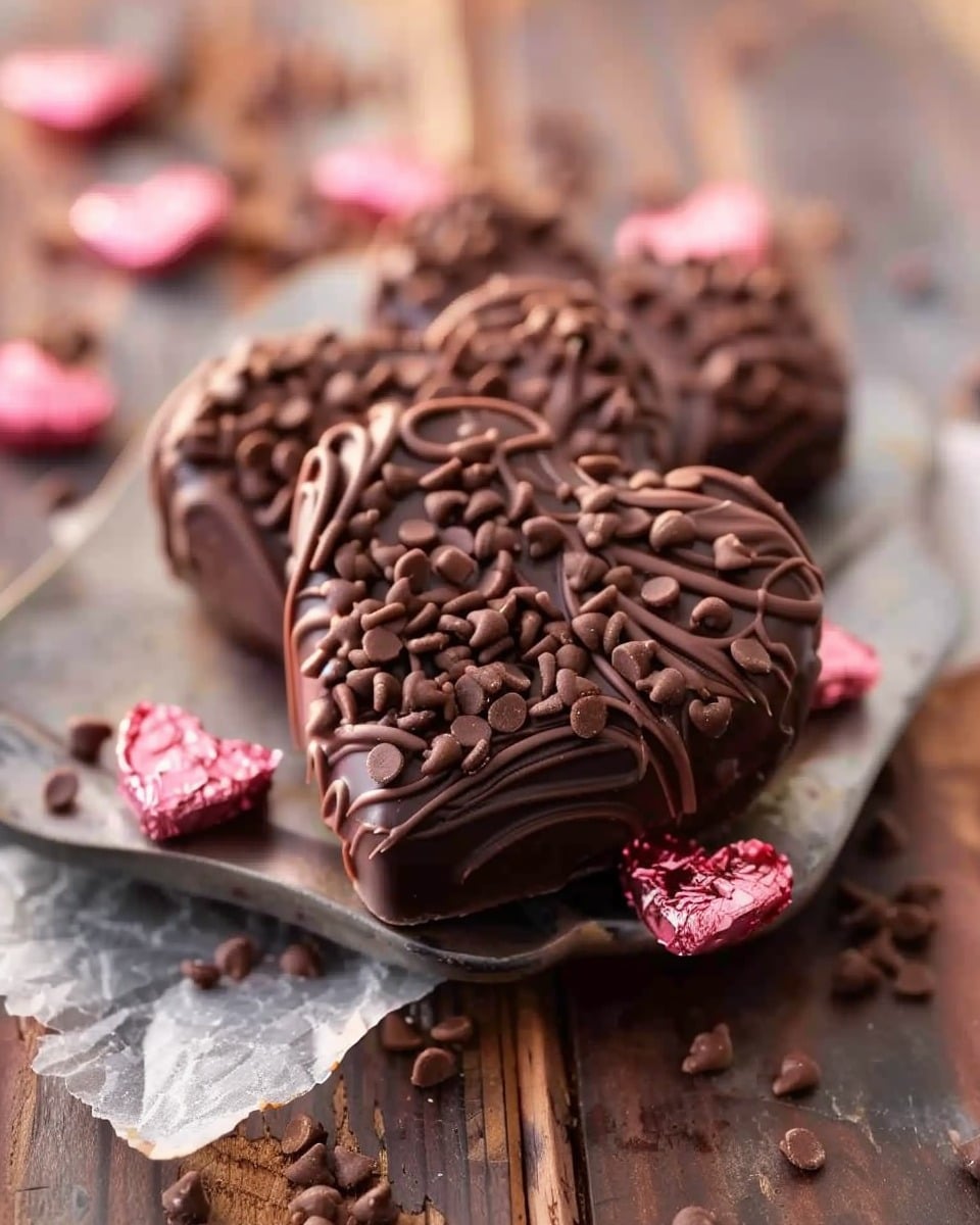 Chocolate Peanut Butter Heart