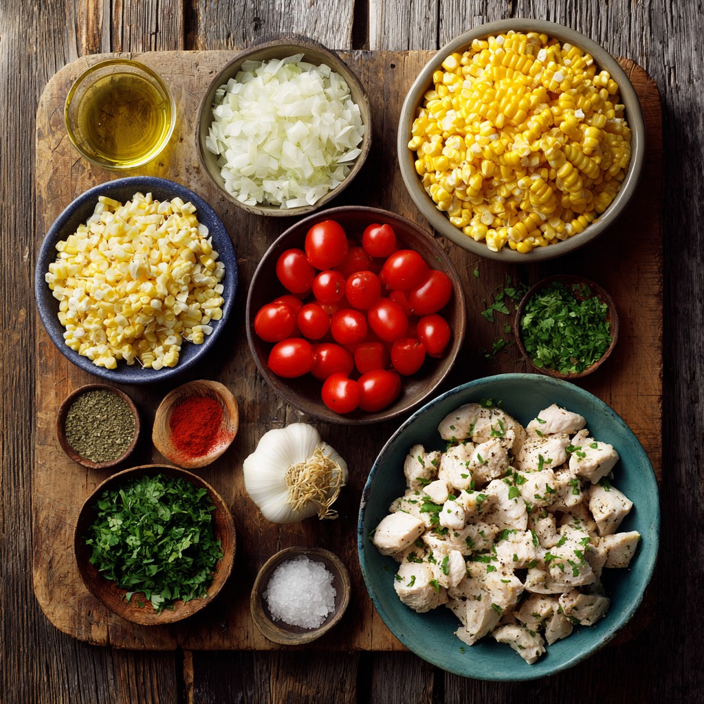 Easy Street Corn Chicken Rice Bowl