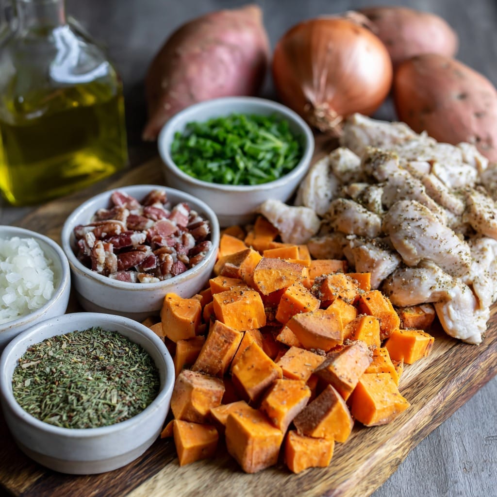 Easy & Healthy Chicken and Sweet Potato Bowls